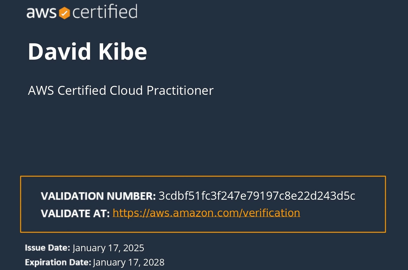 AWS Certified Cloud Practitioner